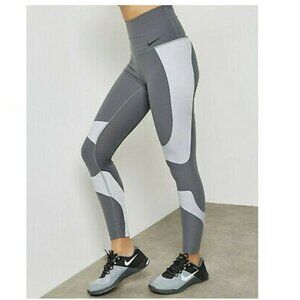 Nike Power Legend High Rise Training Gray Ten One Sustainable RunningTights L